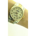Rolex Datejust Two-Tone 18K Fluted Bezel 36mm Automatic Watch 